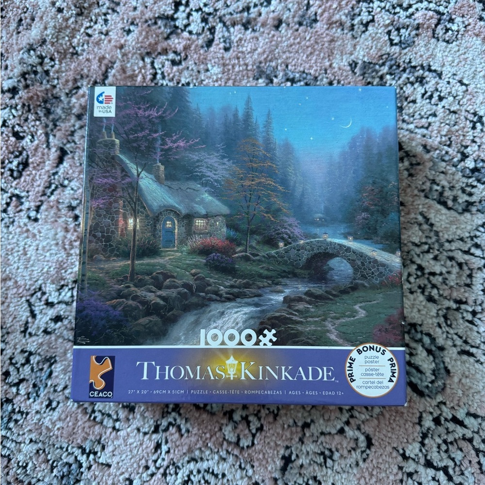 Thomas kinkade 1000 piece puzzle